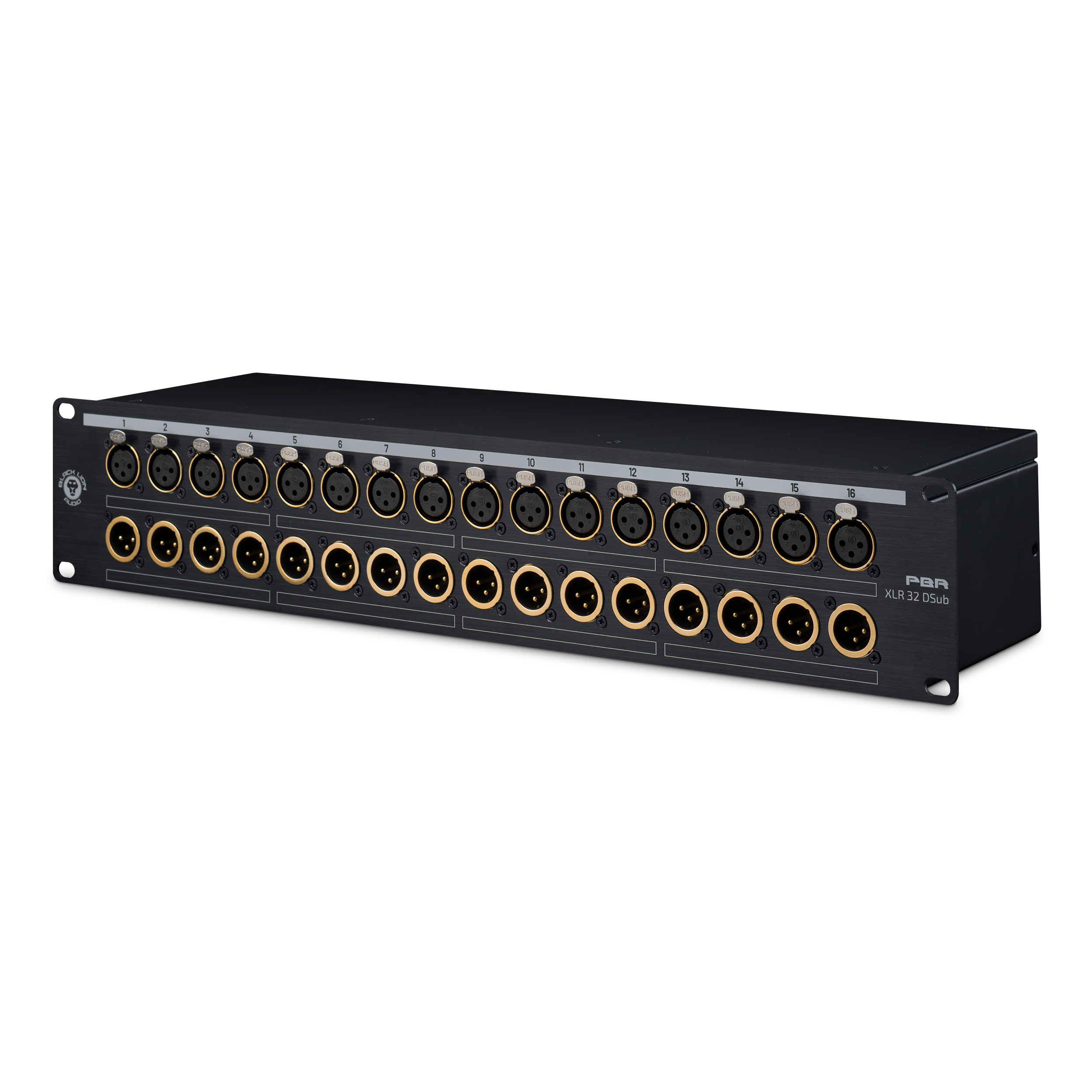 Black Lion Audio PBR XLR 32 D-sub Patchbay Black Lion Audio PBR XLR 32 D-sub Patchbay