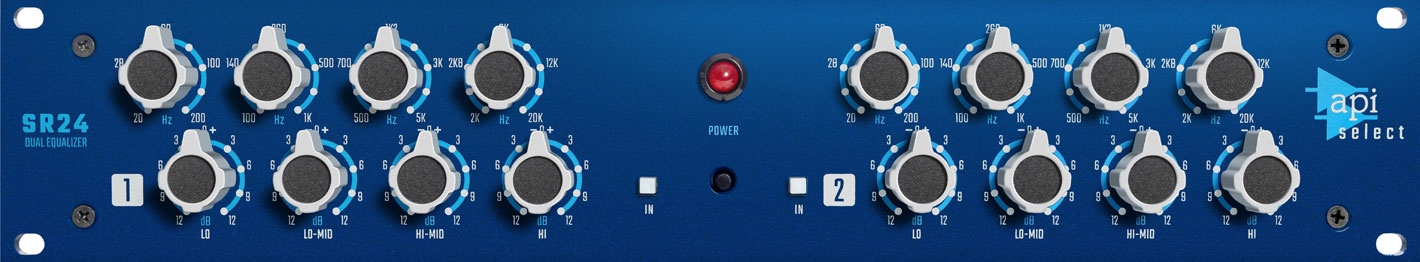 API Select SR24 2 Channel 4 Band EQ API Select SR24 2 Channel 4 Band EQ