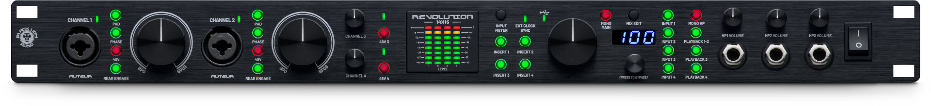 Black Lion Audio Revolution 14x16 USB-C Interface