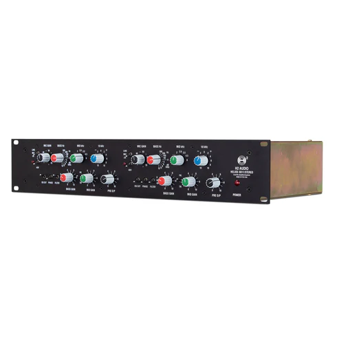 H2 Audio 0011/Stereo 2-Channel Mic Pre/EQ 19' rackmount