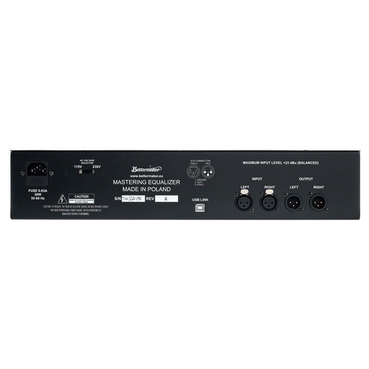 Bettermaker Mastering Equalizer Bettermaker Mastering Equalizer