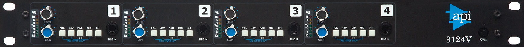 API 3124V Mic Preamp API 3124V Mic Preamp