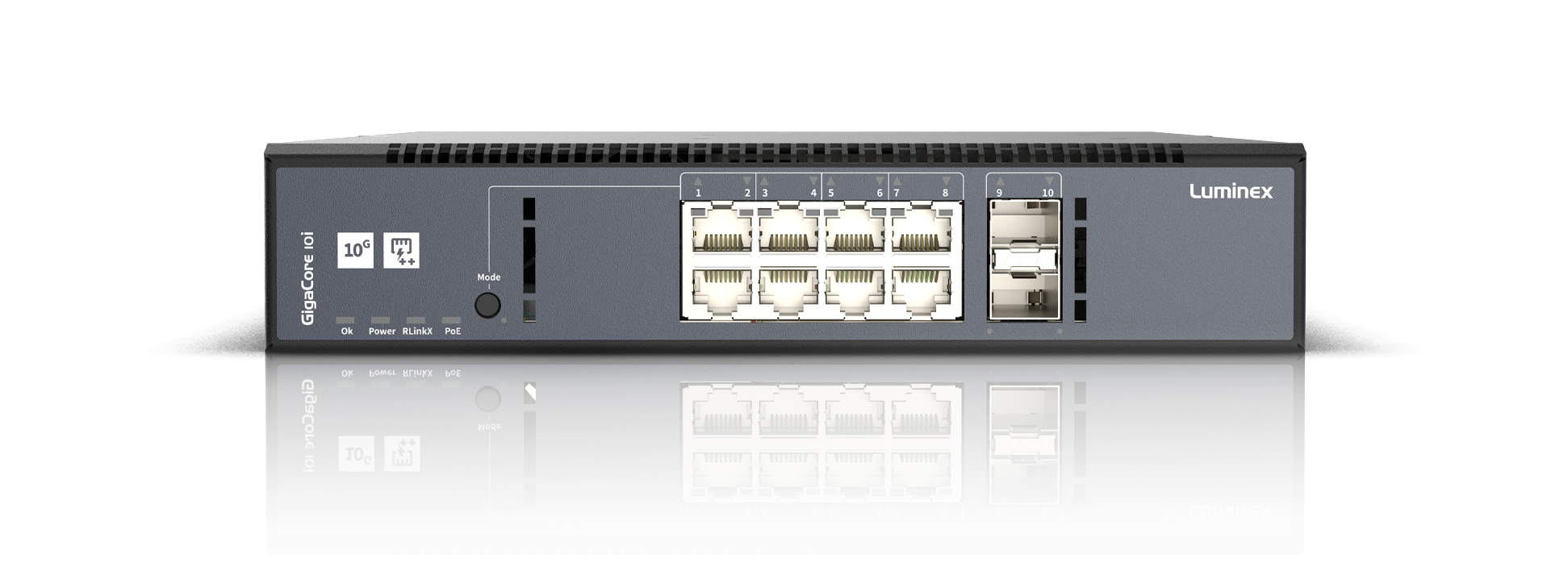 LUMINEX Giga Core 10i - 8x1G - 2x10G(SFP+) - PoE++