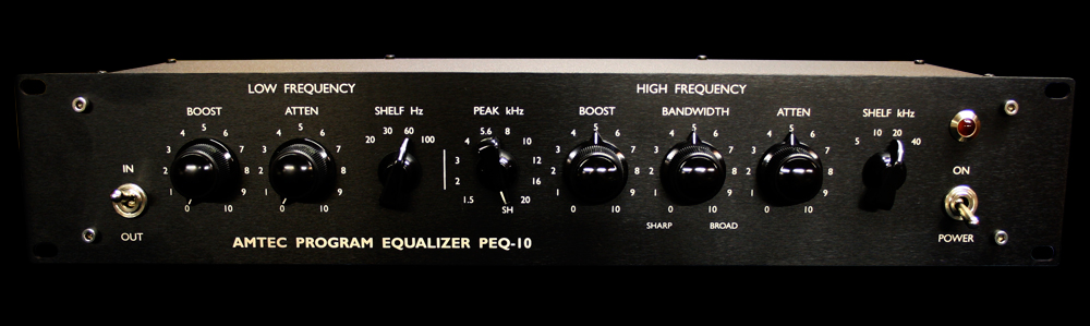 Amtec PEQ-10 - Pultec-Type Tube EQ Amtec PEQ-10 - Pultec-Type Tube EQ