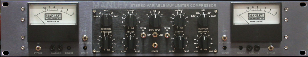 Manley Variable MU Mastering Version mit MS-Option und T-Bar Modifikation