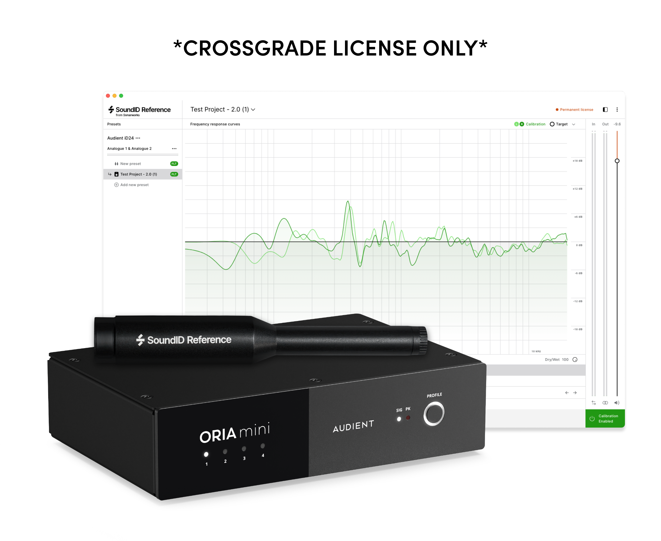 Audient ORIA Mini + SoundID Reference Add-on Bundle Audient ORIA Mini + SoundID Reference Add-on Bundle