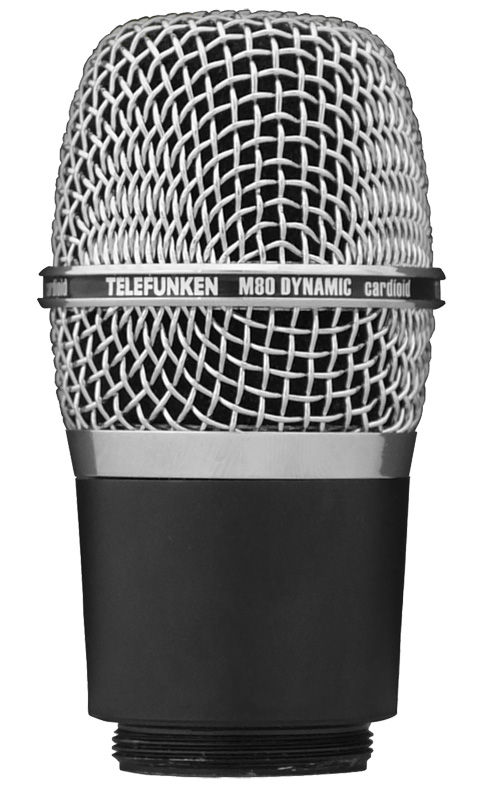 TELEFUNKEN M80 Dynamic Microphone - Satin Chrome Studio & Live Vocal Mic