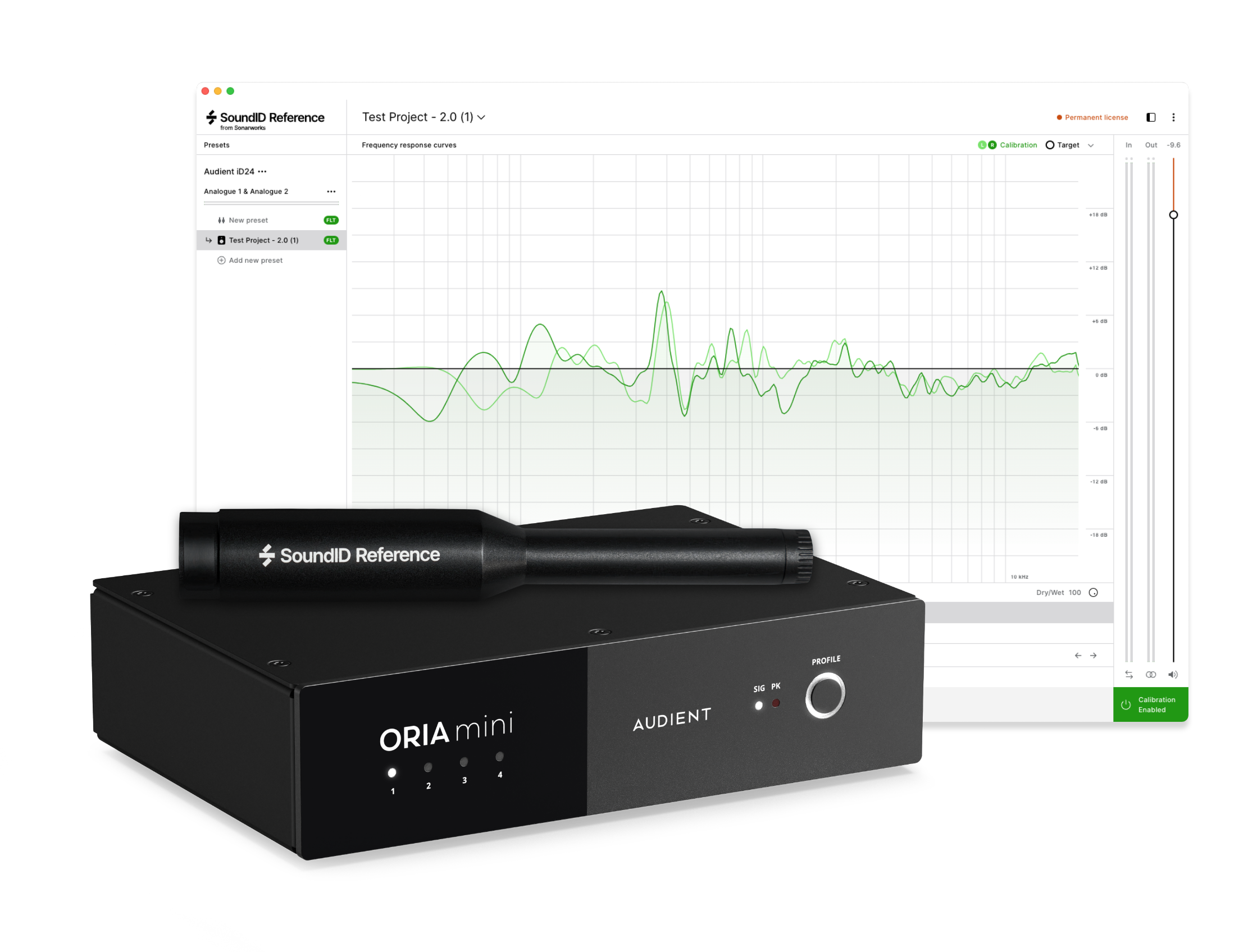 Audient ORIA Mini + SoundID Reference Complete Bundle Audient ORIA Mini + SoundID Reference Complete Bundle