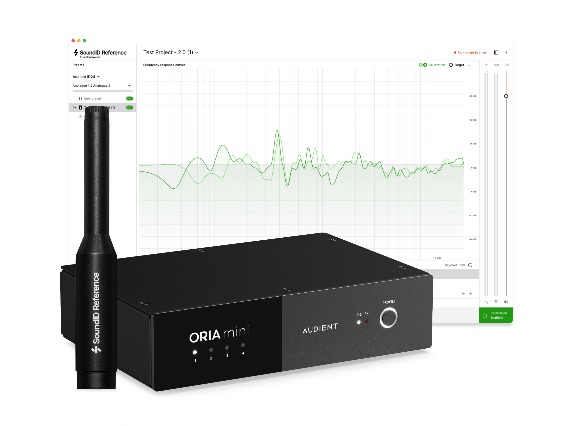 Audient ORIA Mini + SoundID Reference Complete Bundle Audient ORIA Mini + SoundID Reference Complete Bundle