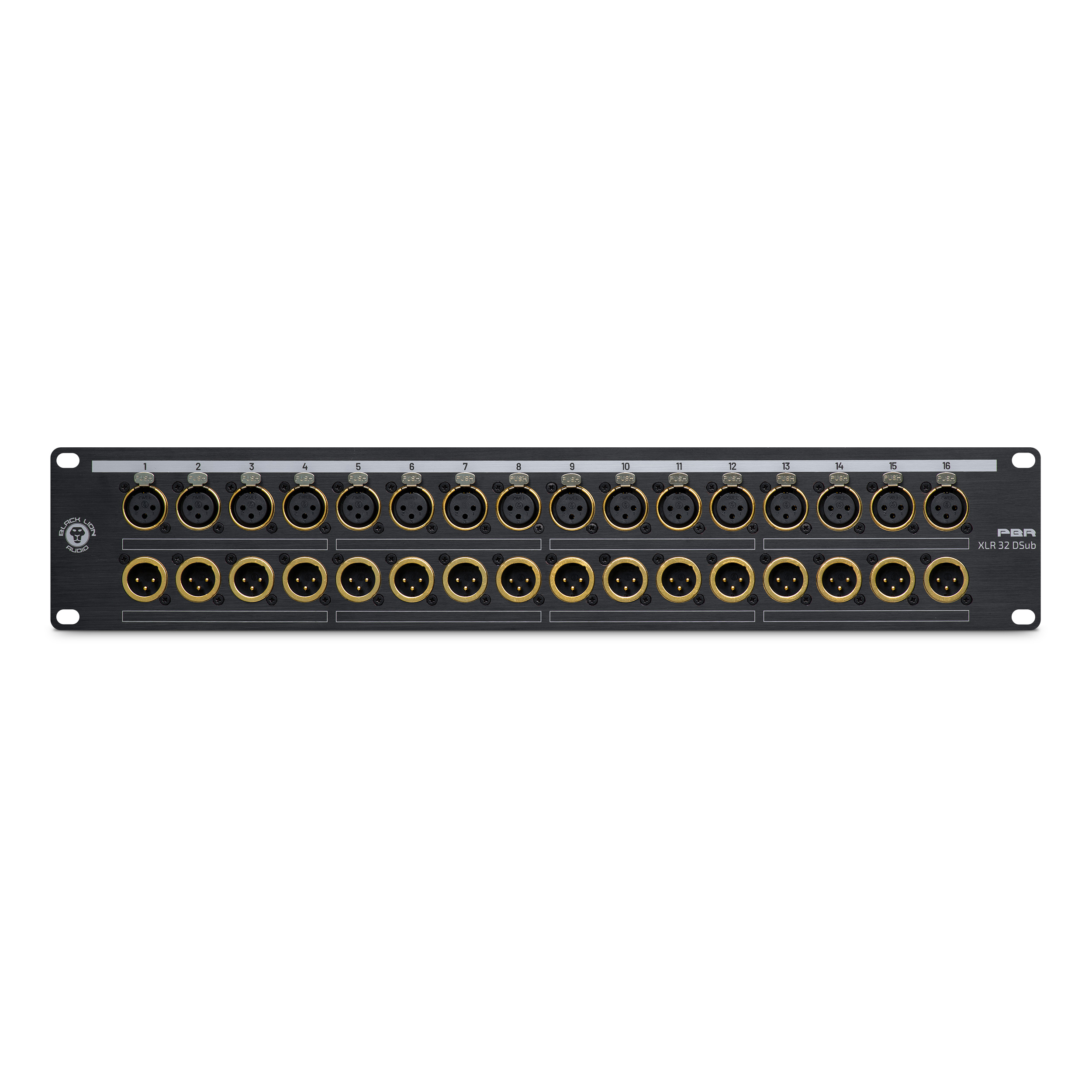Black Lion Audio PBR XLR 32 D-sub Patchbay Black Lion Audio PBR XLR 32 D-sub Patchbay