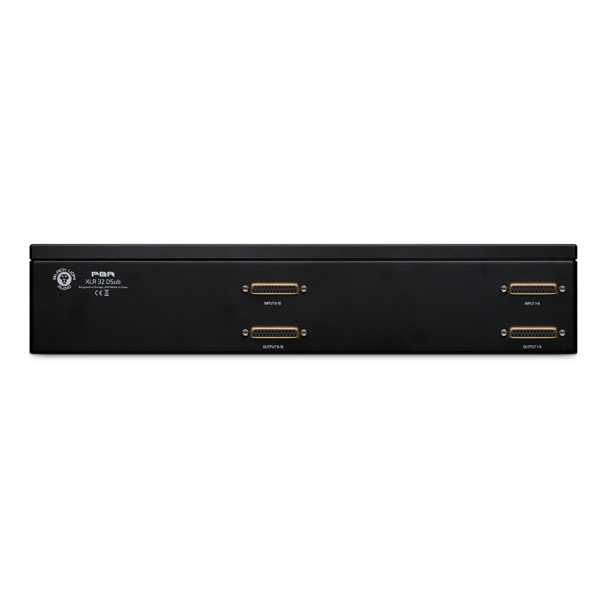 Black Lion Audio PBR XLR 32 D-sub Patchbay Black Lion Audio PBR XLR 32 D-sub Patchbay