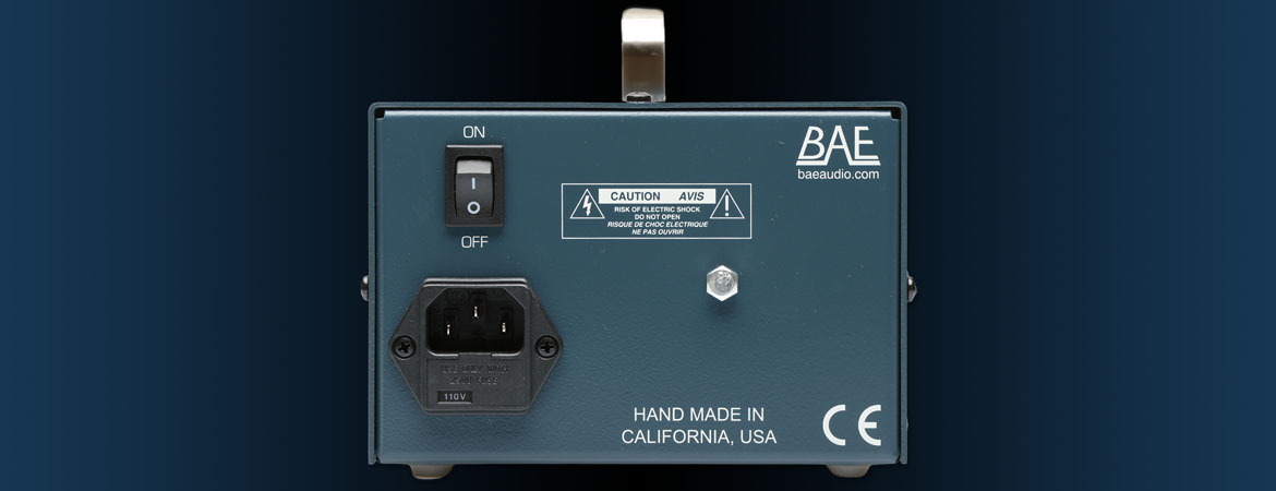 BAE Audio 1032 19" 1RU rack w/power supply BAE Audio 1032 19" 1RU rack w/power supply