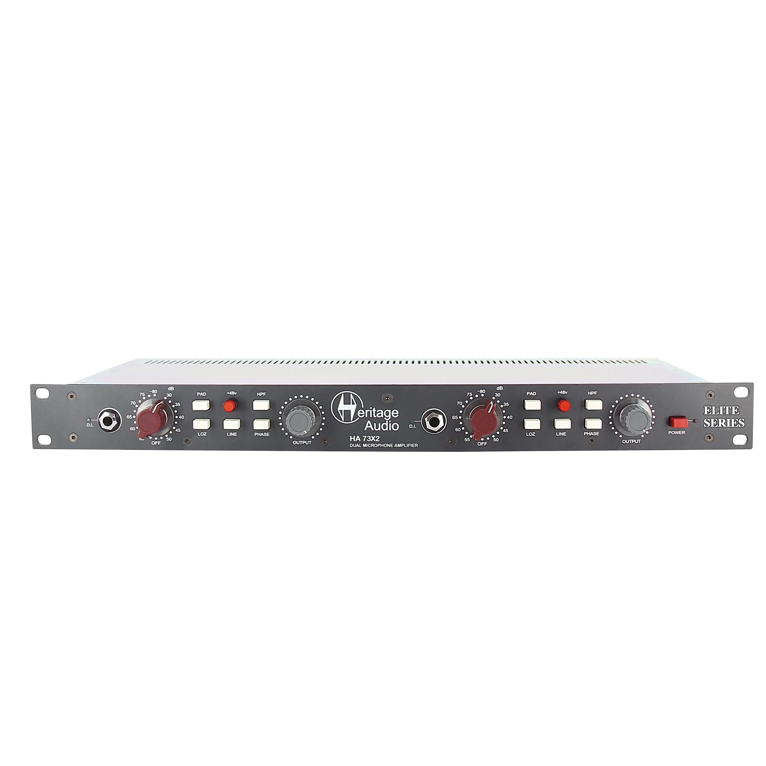 Heritage Audio HA73X2 ELITE - Dual Channel 1073 Mic Preamp Heritage Audio HA73X2 ELITE - Dual Channel 1073 Mic Preamp
