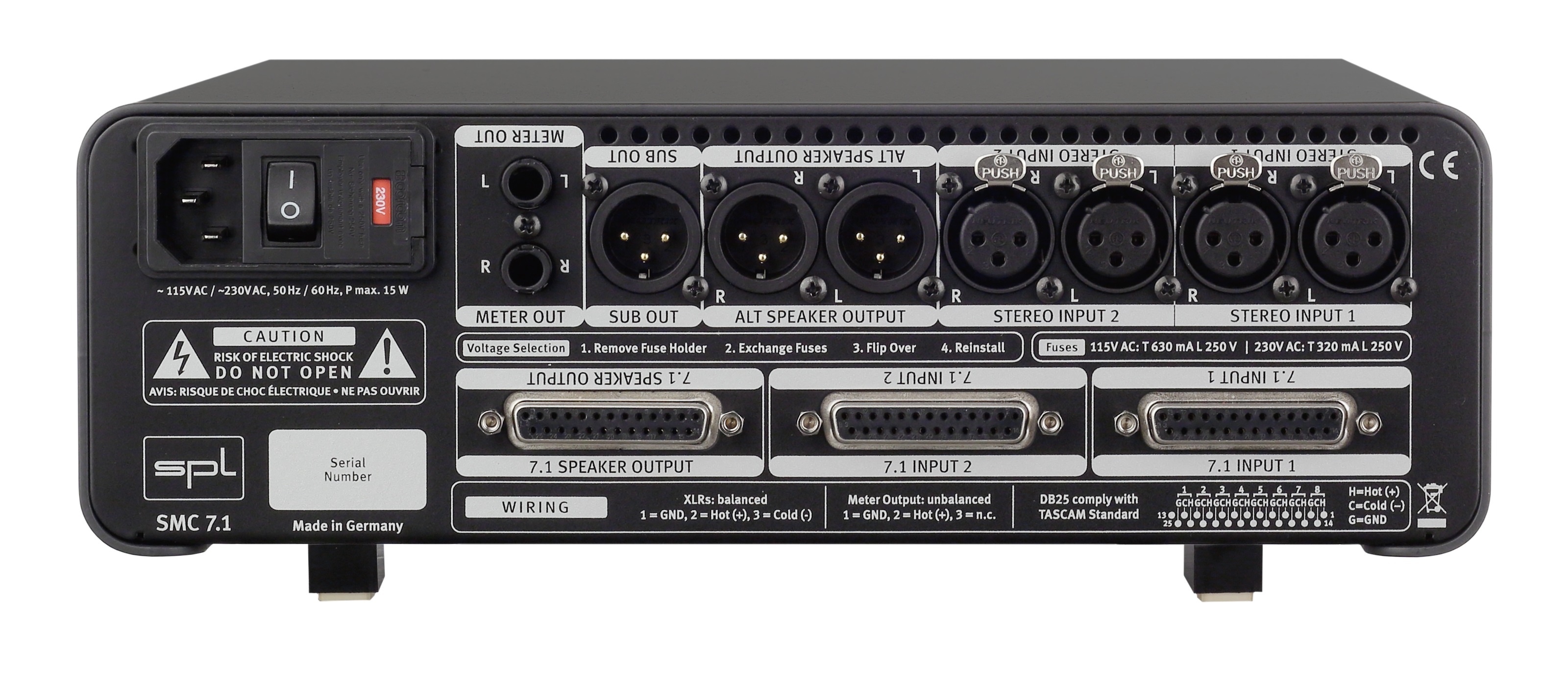 SPL Surround SMC 7.1 Studio-Monitor-Controller SPL Surround SMC 7.1 Studio-Monitor-Controller