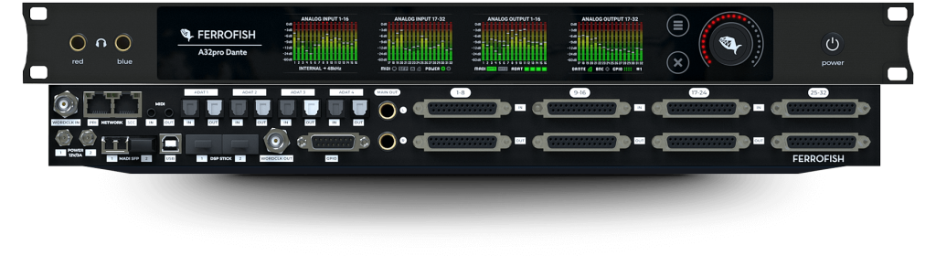Ferrofish A32pro Dante Converter Multimode