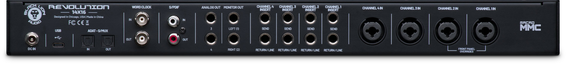 Black Lion Audio Revolution 14x16 USB-C Interface