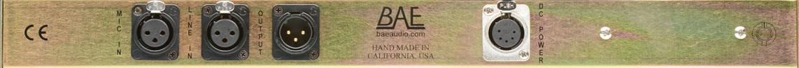 BAE Audio 1066D 19" 1RU rack w/power supply BAE Audio 1066D 19" 1RU rack w/power supply