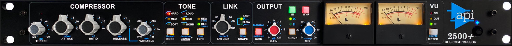 API 2500+ Stereo Bus Compressor API 2500+ Stereo Bus Compressor