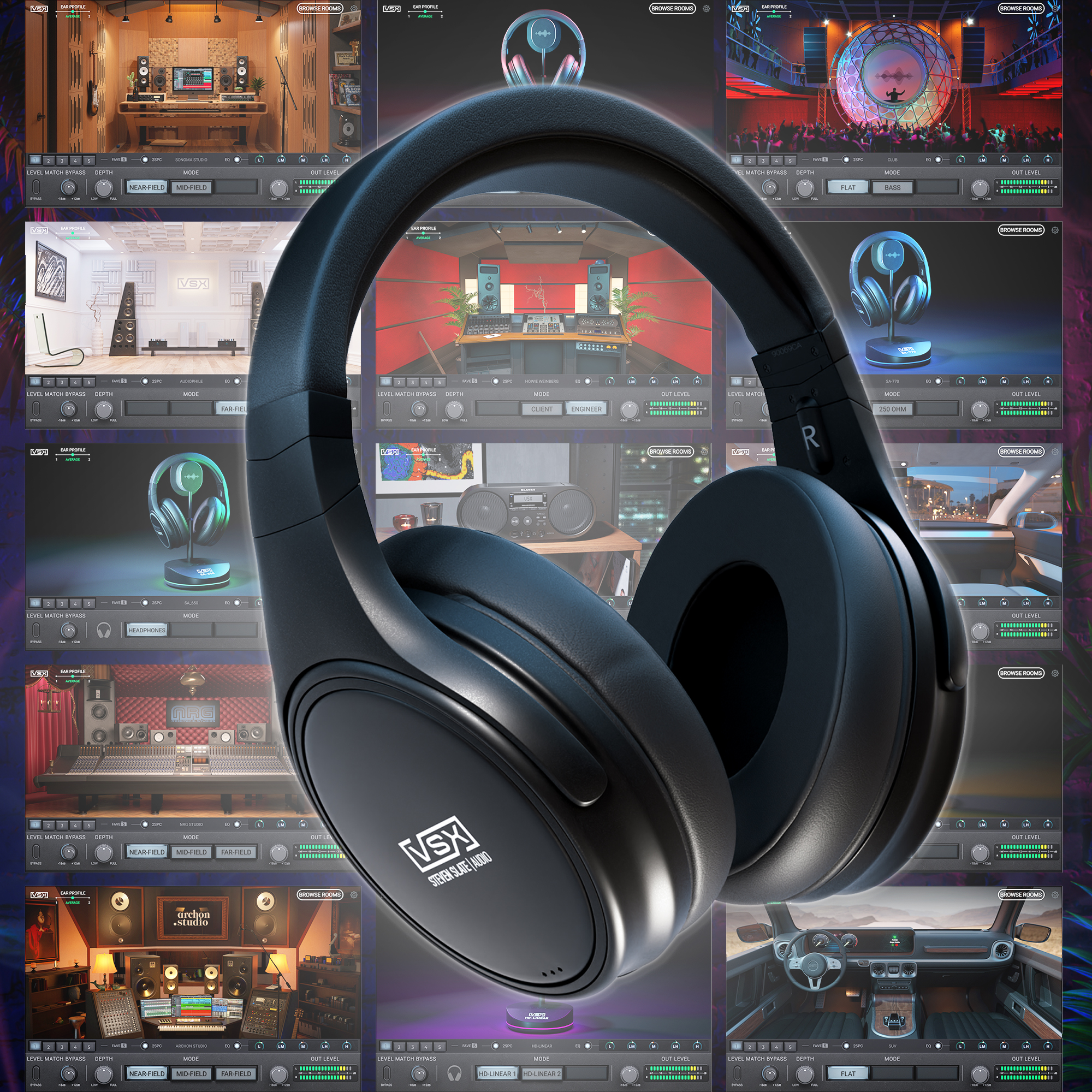 Steven Slate Audio VSX Modeling Headphones - Platinum Edition